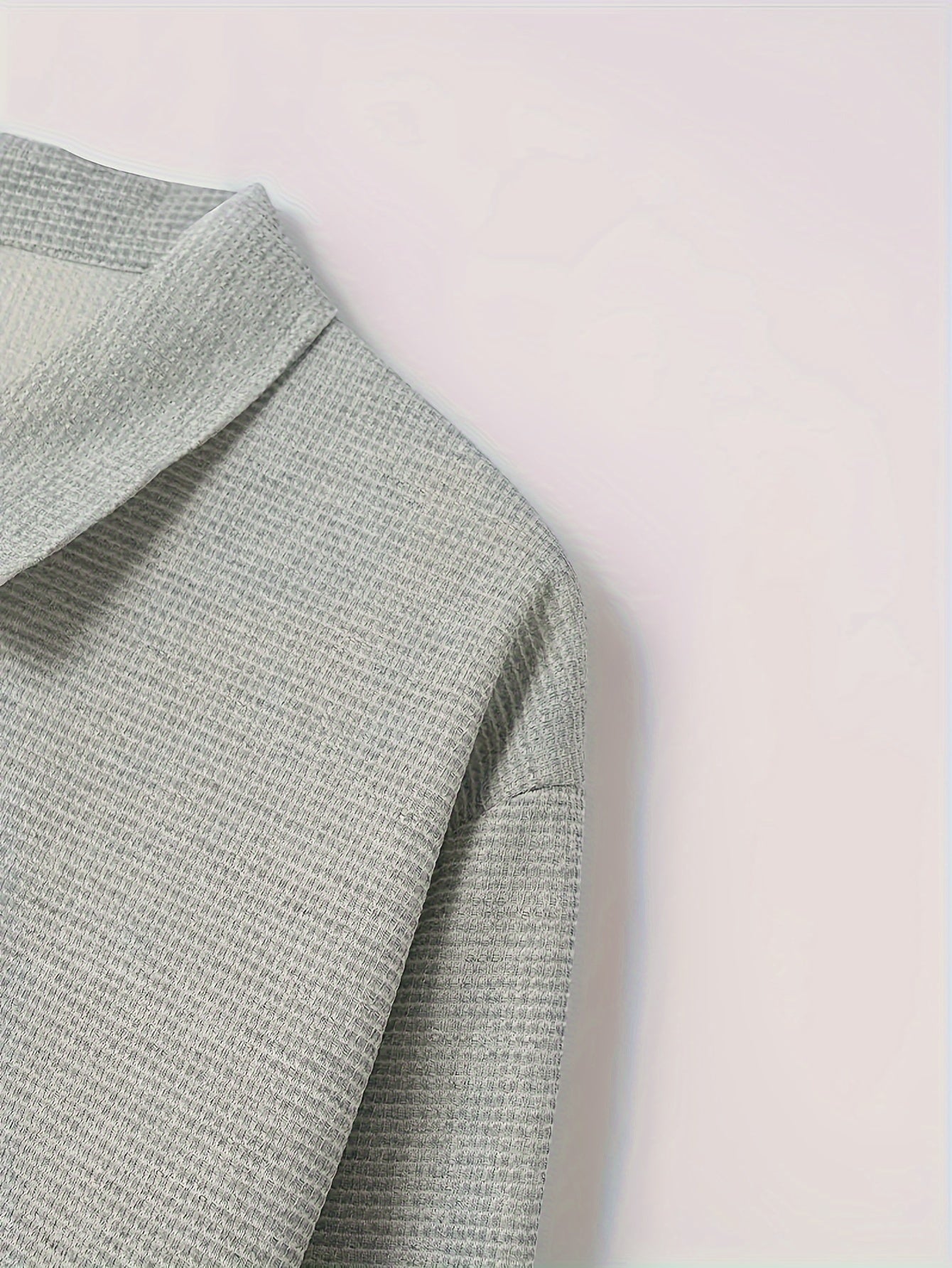 Men's Casual Zipper Jacket and Pants Set Polyester Solid Color Lapel for Outdoor Activities