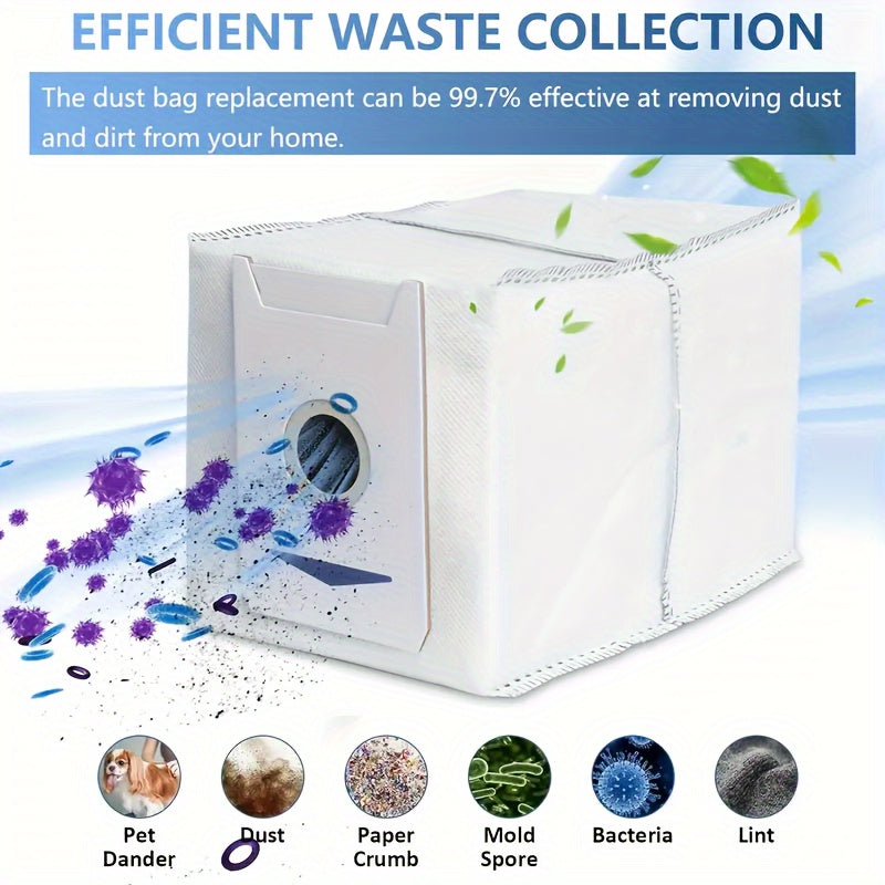 5 ta to'plam robot changyutgich uchun changyutgich sumkasi, yuqori samarali filtr bilan, T30Pro T30Max uchun