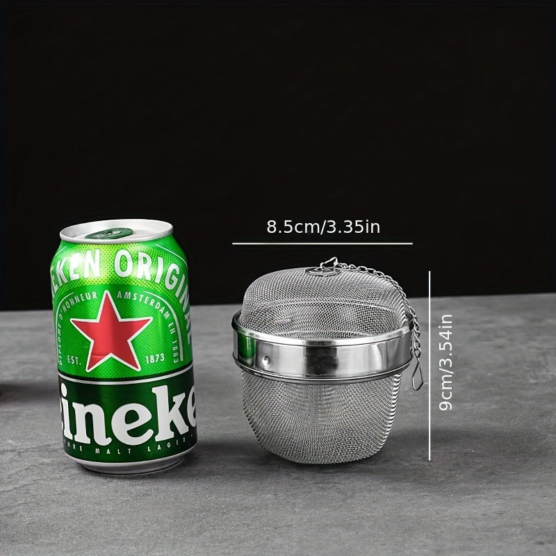 Naychali po'latdan yasalgan choy infuzorlari - 304 to'plami, ko'p funksiyali to'rli o'tlar to'plari, qulflanadigan choy infuzori ziravor filtrlari bo'sh bargli choy va ziravorlar uchun - zarur oshxona aksessuarlari