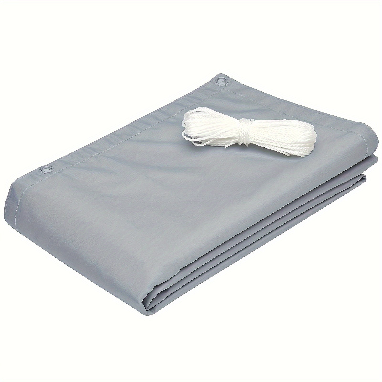 Black Polyester Privacy Screen for Balcony Porch Deck UV Water-Resistant Breathable Fabric