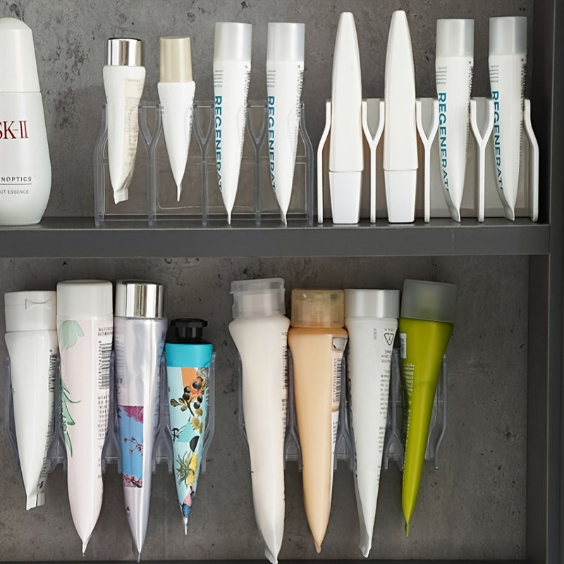 Organizador de baño de montaje en pared para cuidado de la piel y cosméticos, estante de almacenamiento que ahorra espacio