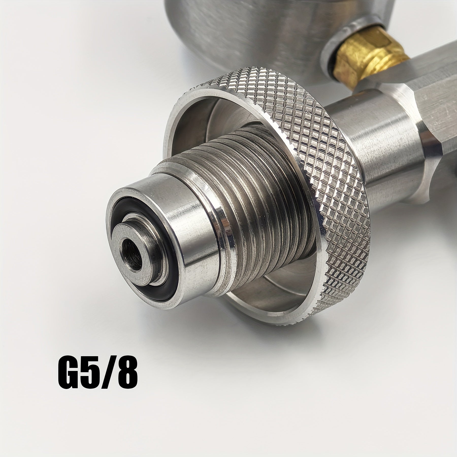 High-Pressure Diving Filling Station Adapter Kit with 6000psi Gauge Stainless Steel