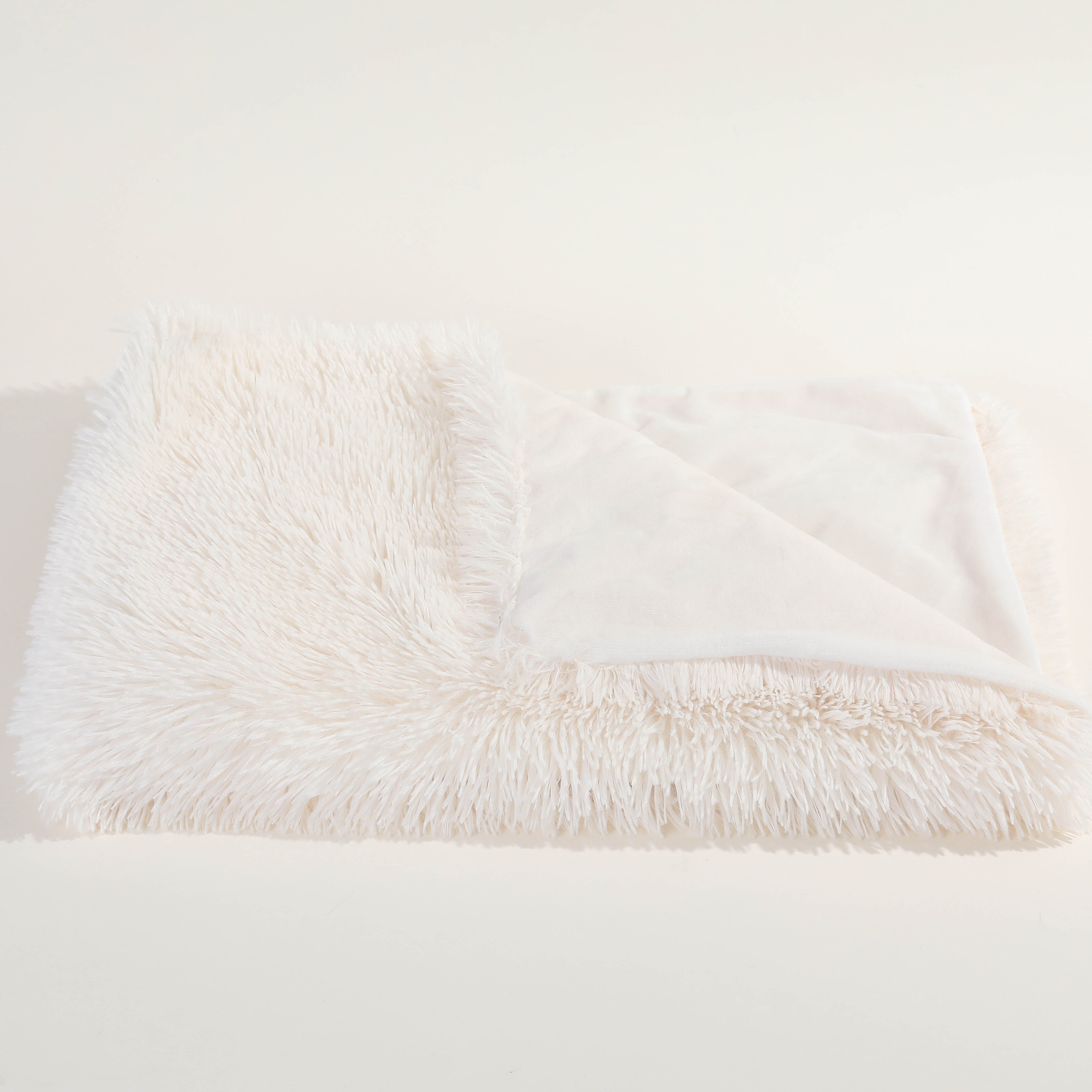 Rainbow Double Layer Plush Blanket for Home Decor and Cozy Bed or Sofa Use