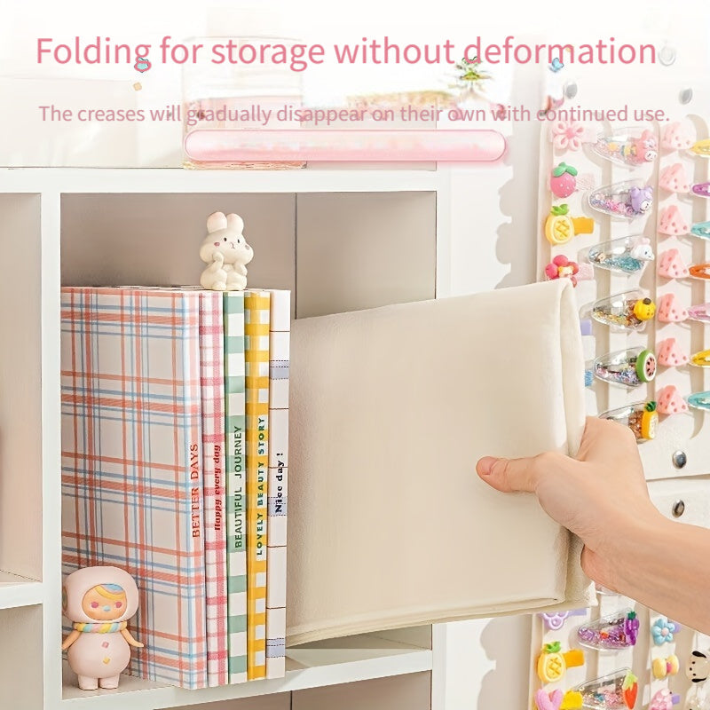 Настенная полка-органайзер для хранения аксессуаров для волос из фетра, держатель для зажимов, ободков и резинок