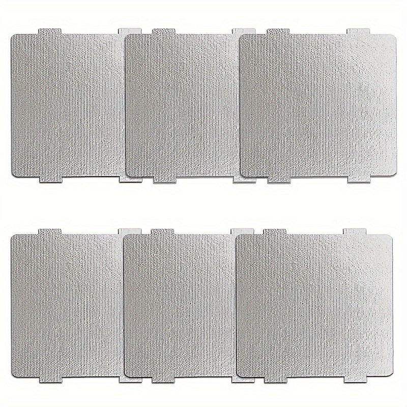 Set of 6 Heat Resistant Mica Sheets for Microwave Ovens 11.81cm x 10.01cm