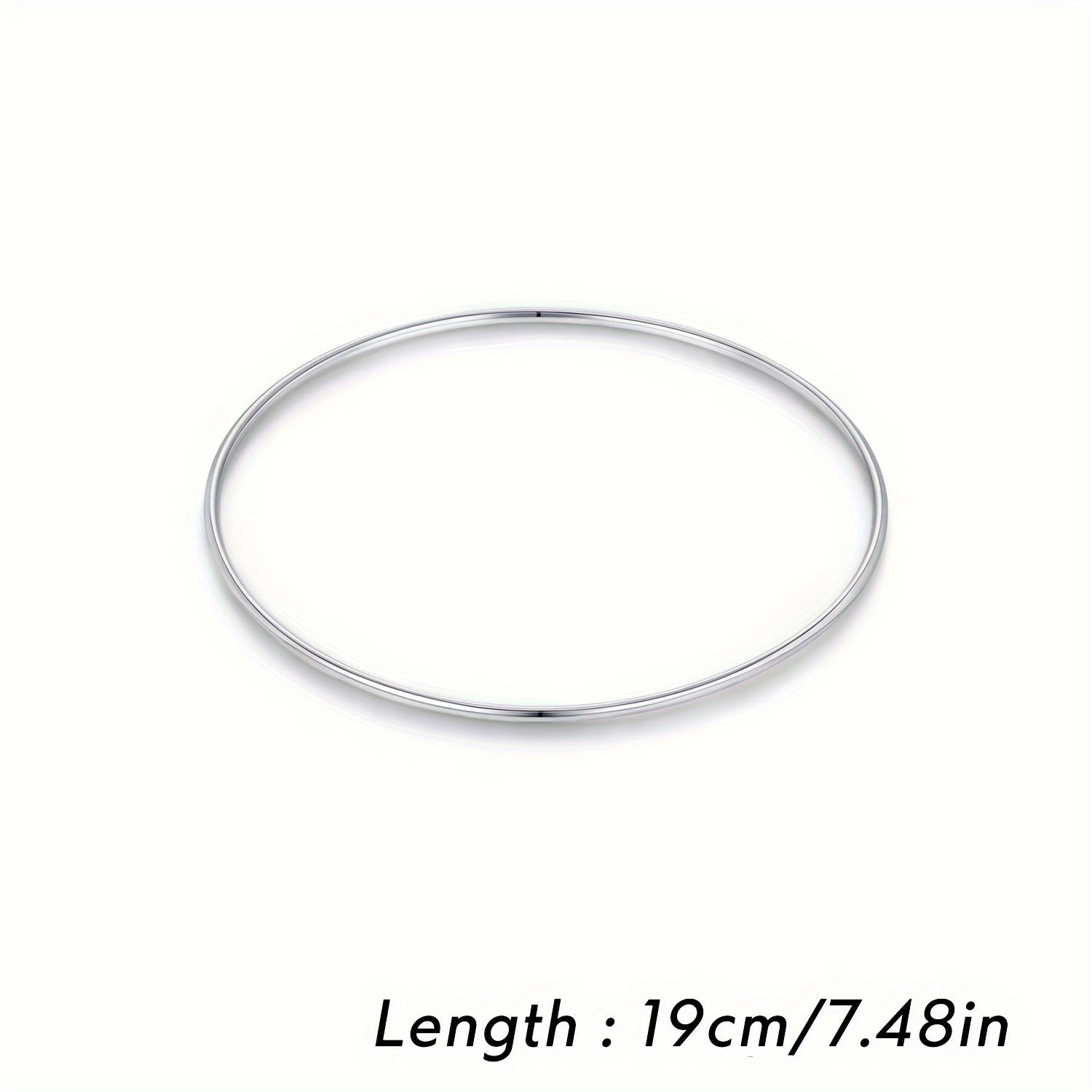 Pulsera de plata de ley, pulsera minimalista apilable, joyería para mujeres