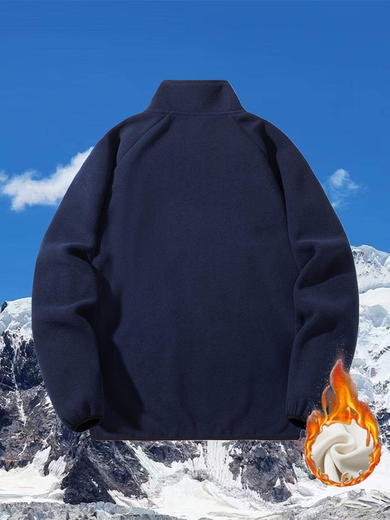 Женская флисовая куртка больших размеров из полиэстера для спорта с воротником-стойкой и карманами