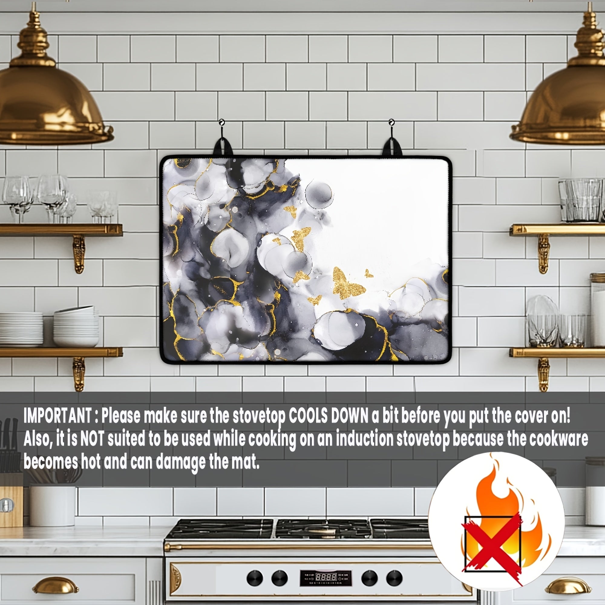 Issishga chidamli, sirpanmaydigan shisha keramika pechka qoplami stol yuzasini himoya qiladi va chizilishlardan saqlaydi