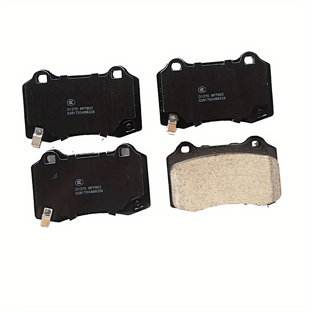 Juego de 4 pastillas de freno delanteras para Jeep Grand Cherokee Tesla Model S 09-16