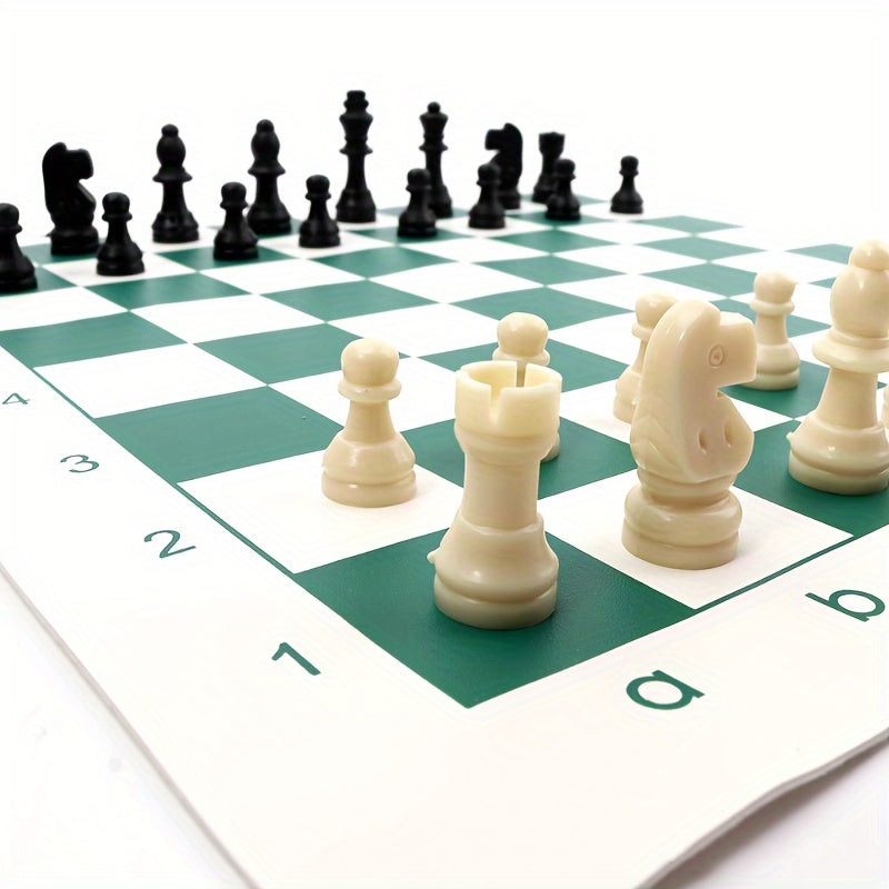 International Chess Set for Adults Plastic Chess Pieces for Championship Game