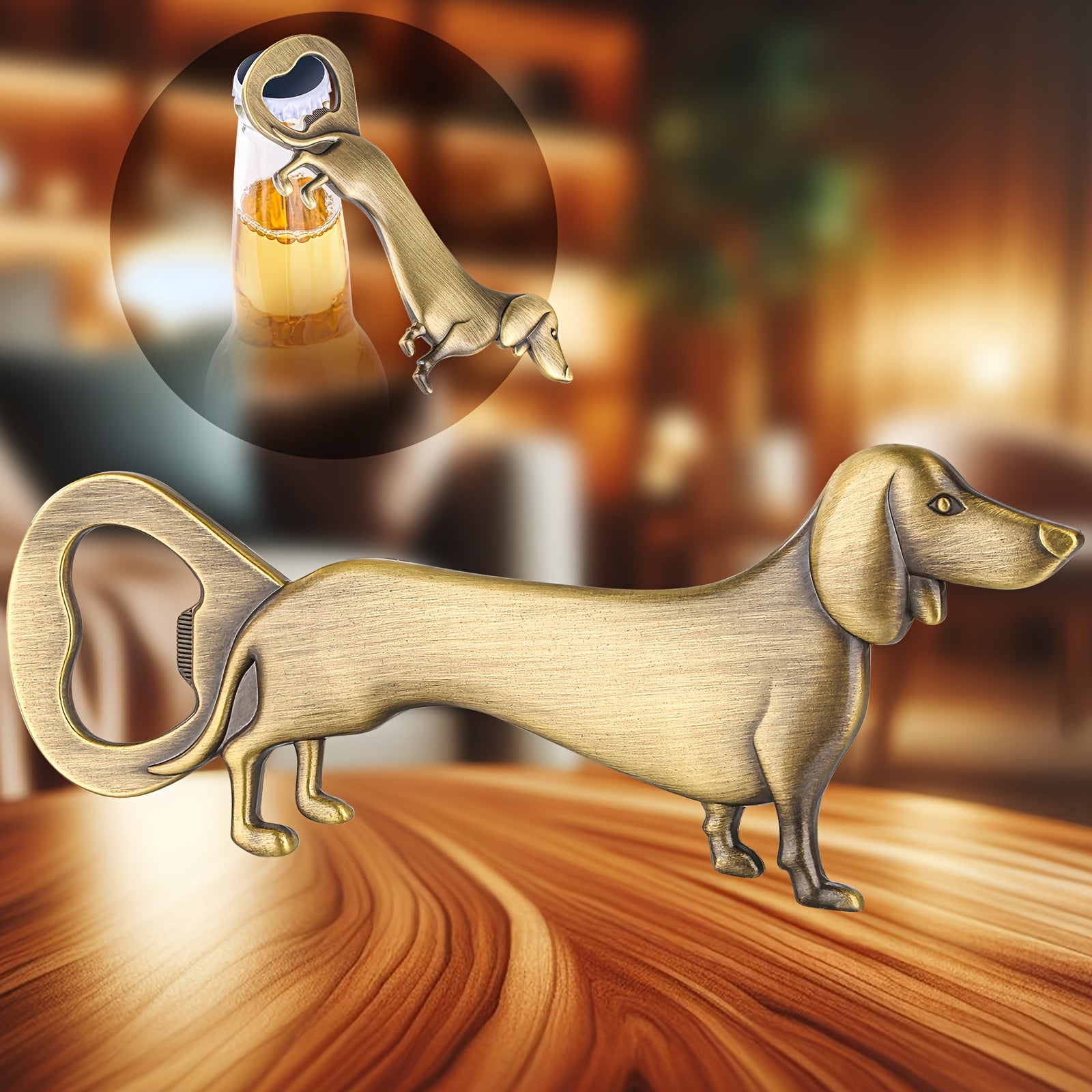 Sausage Dog Bottle Opener for Beer Wine Juice Bar Restaurant Home Bar