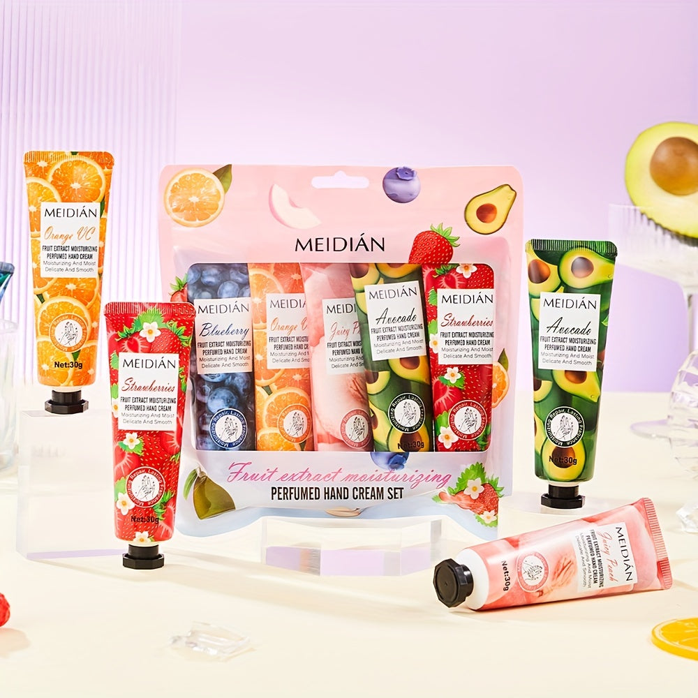 Travel-Sized Hypoallergenic Hand Cream Set for Dry Skin Moisturizing Glycerin Vitamin E
