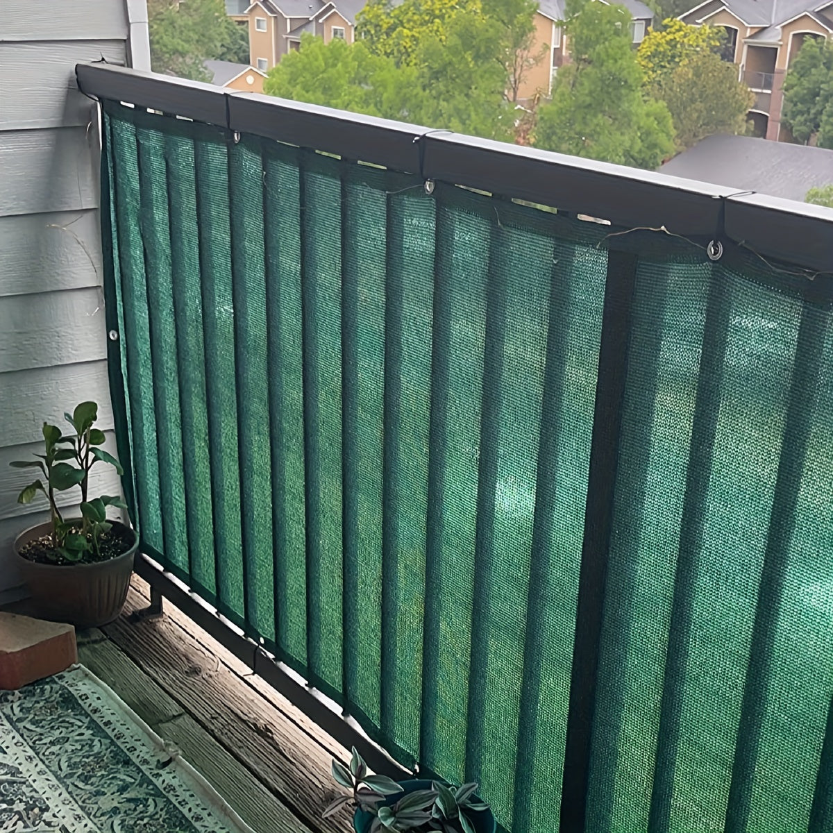 Privacy Fence Screen Mesh for Garden Balcony Yard UV Block Shade Cover 81-90%