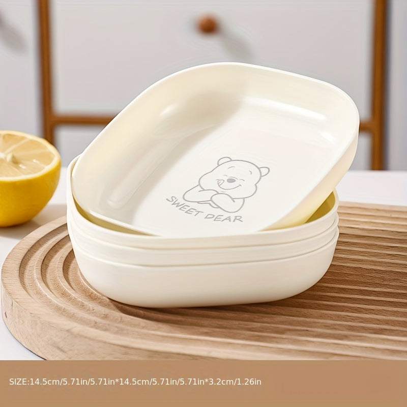 8-ta bo'laklik ovqatlanish to'plami, plitalar va plastinalar bilan oshxona va ovqatlanish uchun