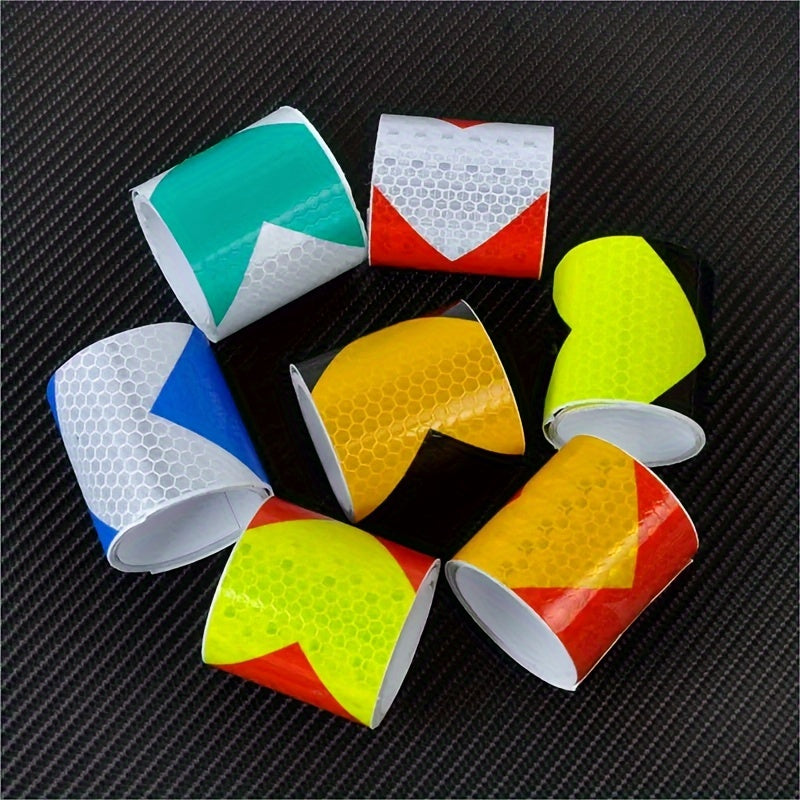 Reflective Tape 5cmx200cm Self Adhesive Warning Safety Film for Cars