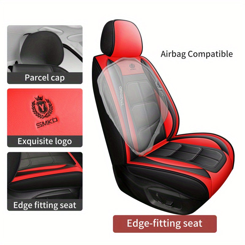 Lightweight All-Season Luxury Car Seat Cover for Five-Seat Vehicles