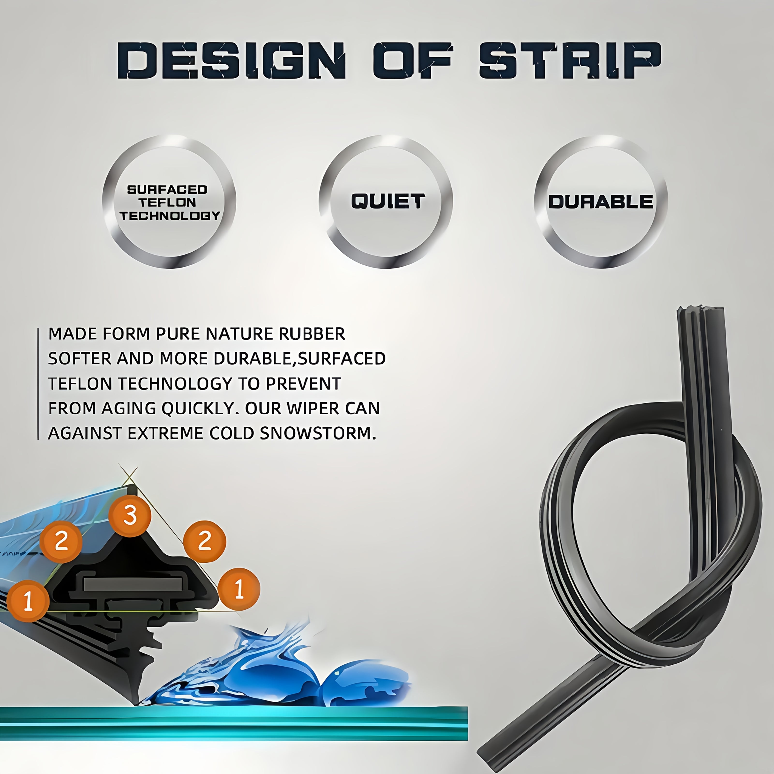 HD Wiper Blades for Cars Bardoshli Avtomobil Shisha Yopish uchun Uzun Muddatli Avtomobil Shisha O‘rnash uchun Qismlar