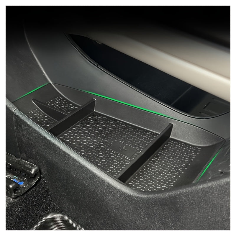 Car Interior Storage Box Center Console Organizer Durable ABS Resin