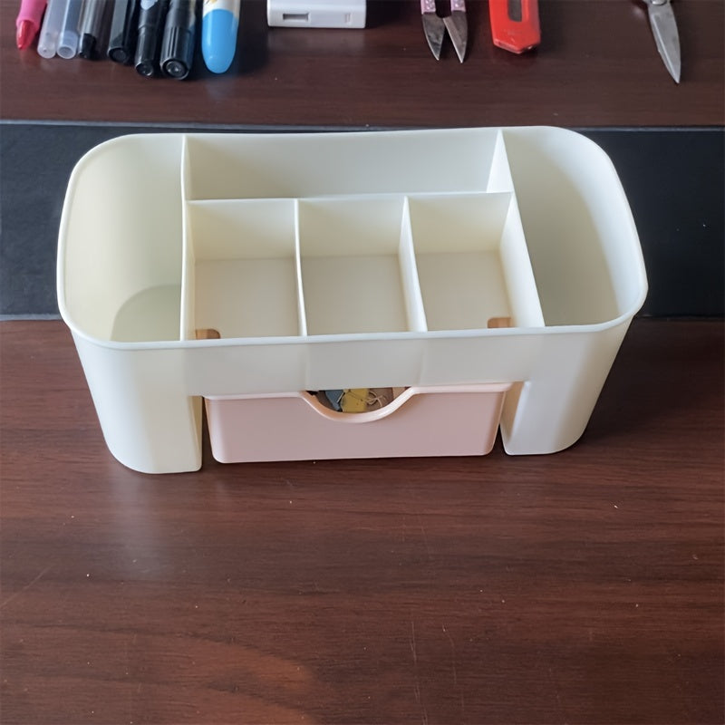 Pink Desktop Storage Drawer for Baby and Toddler Supplies Organizer