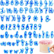 Mold Set for Fondant Printing, Cookie Baking, Cake Decoration Upper Lower Case Letters