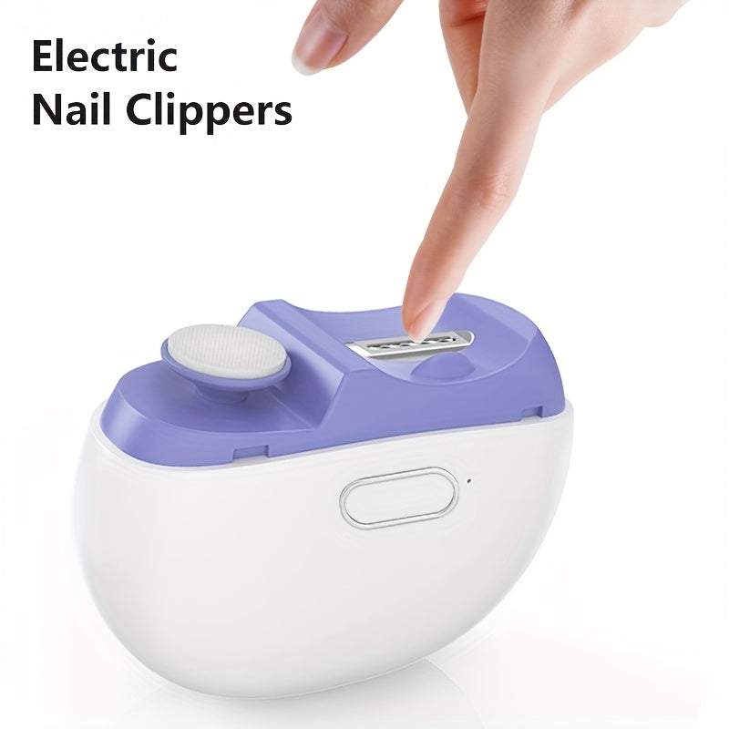 Ikkita tezlikni sozlash, LED chiroq va chang yig'uvchi bilan jihozlangan jim elektr tirnoq kesgichlari. Uyda va sayohatda foydalanish uchun mos, mukammal sovg'a tanlovi.