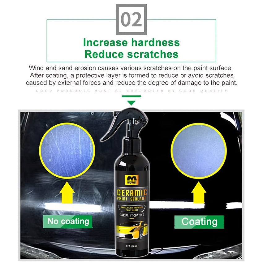 Car Ceramic Coating Hydrophobic Shine Long-Lasting Weather-Resistant