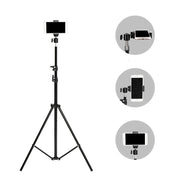 Lightweight 209.98cm Phone Tripod with Extendable Selfie Stick and Carry Bag for Video Recording and Live Streaming