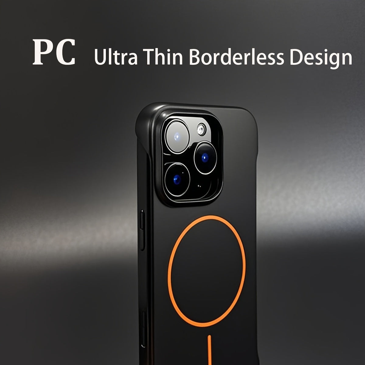 Ultra Thin Matte PC Phone Case for iPhone 12-16 Pro Max Shockproof Wireless Charging