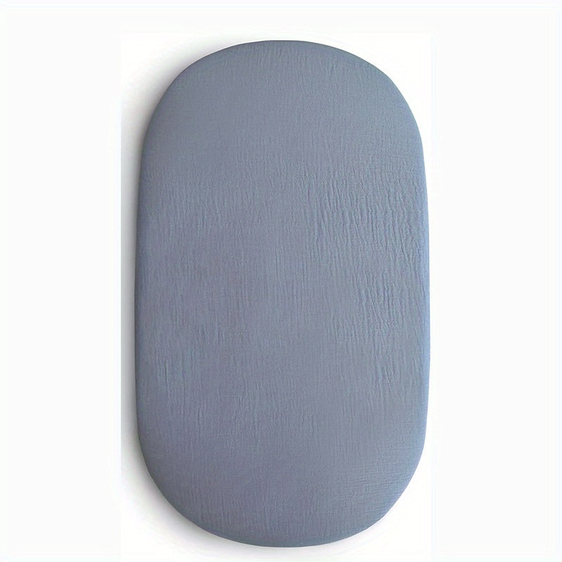 - Подарок на Хэллоуин и Рождество: Мягкие хлопковые простыни для овального матраса детской кроватки и муслиновая простыня для колыбели | 81,28 см X 40,64 см