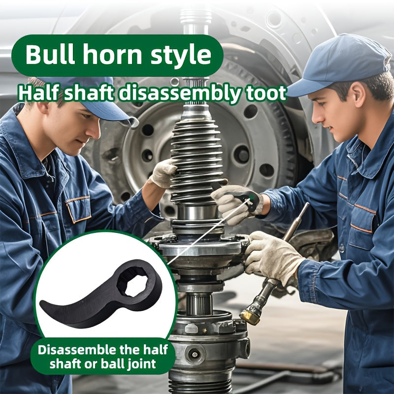 Universal Fit Half Shaft Disassembly Tool Metal Wrench for Automotive Repair