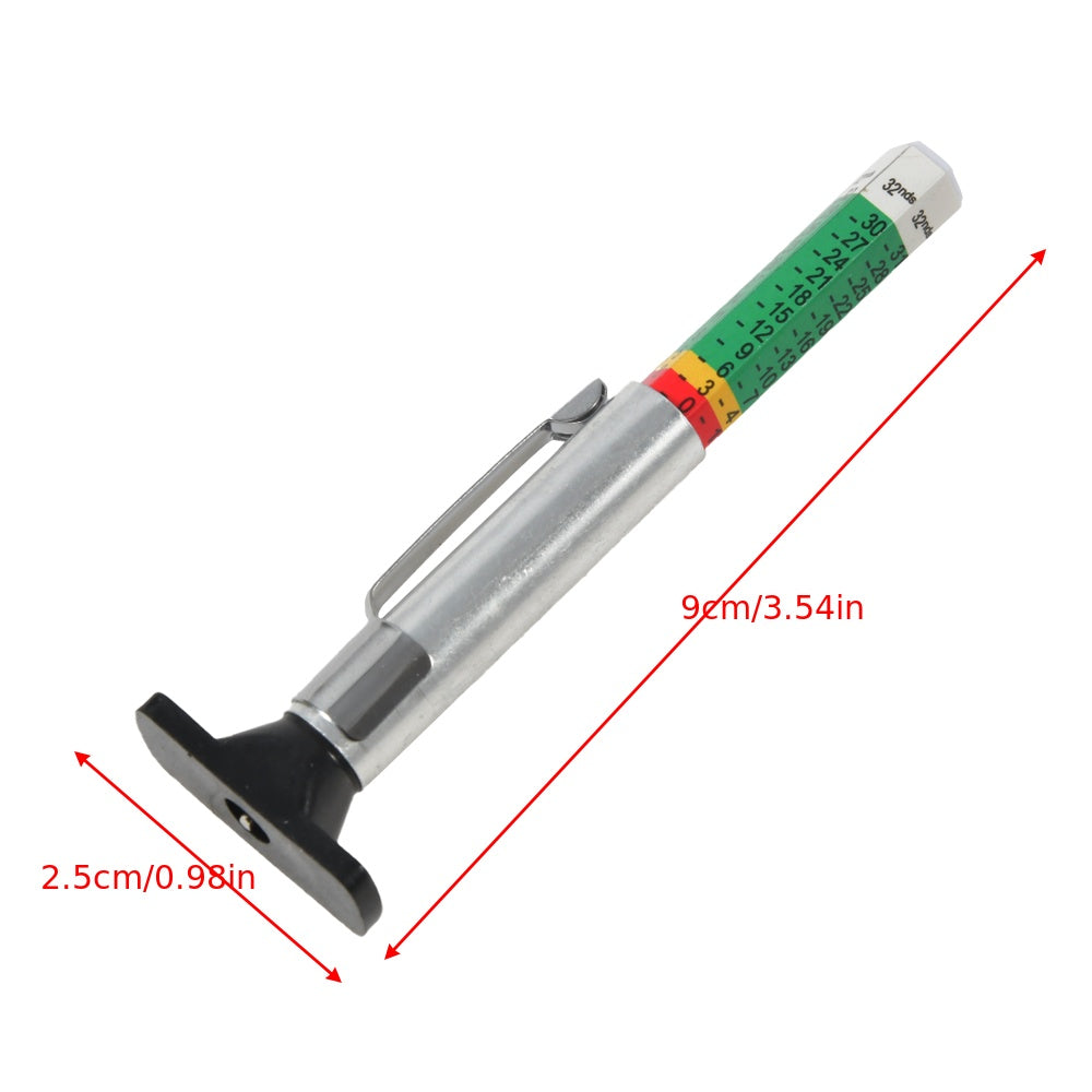 Car Tire Tread Depth Gauge 25mm Universal Tire Measurement Tool