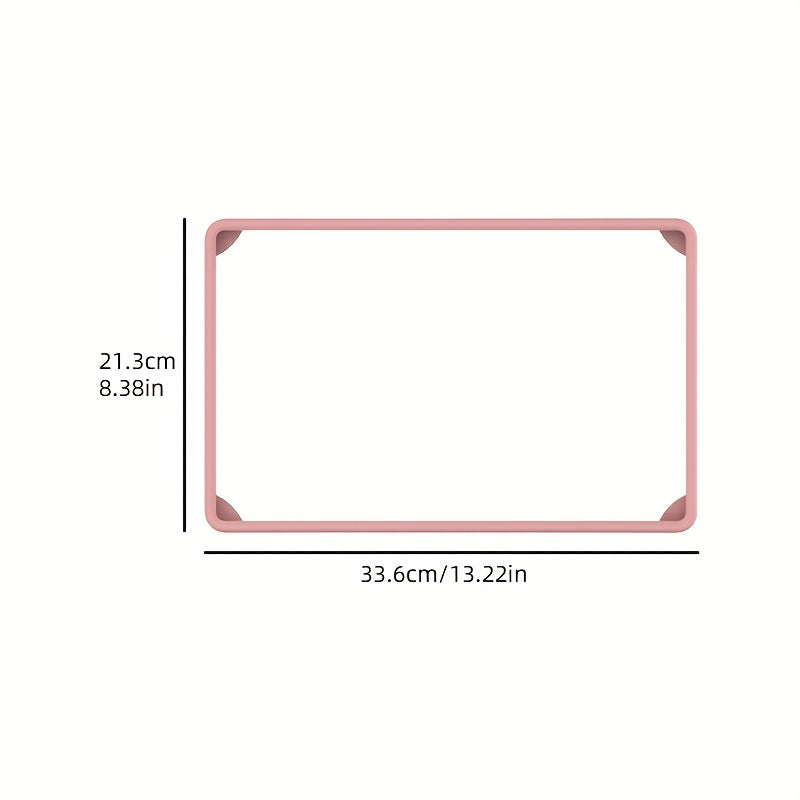 Car Dashboard Frame Silicone Fit for Sedan Universal 39.62cm Durable Black