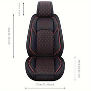 Custom Fit Waterproof Faux Leather Seat Cover Full Set for Crew Cab Pickup