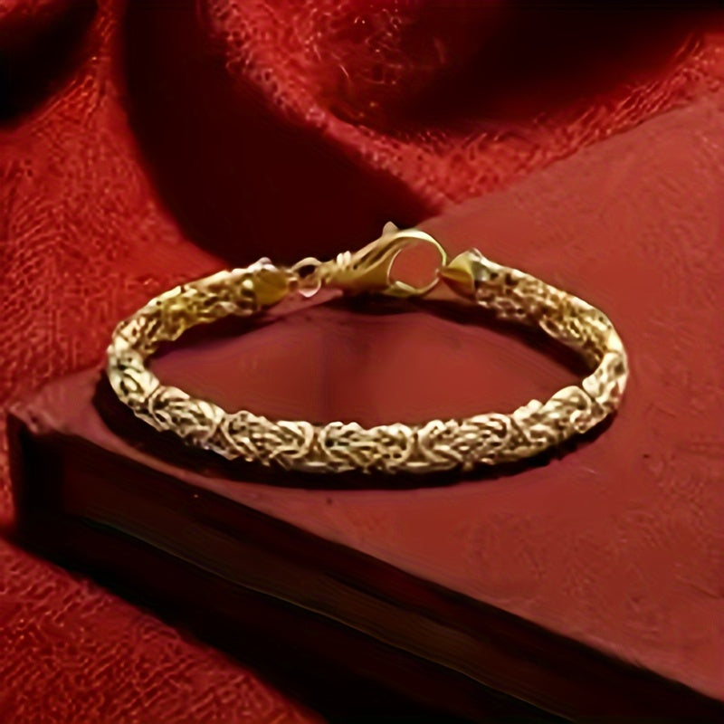 Women's Silver Bracelet with 18k Gold Plating Stylish Jewelry