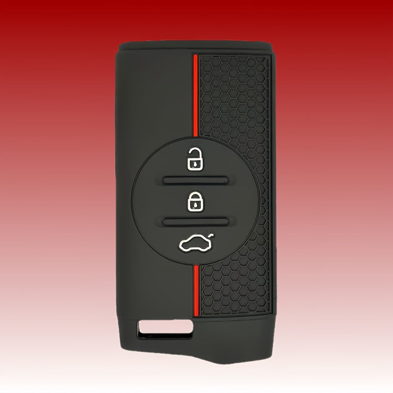 Silicone Car Key Fob Cover Scratch-Resistant Anti-Slip for SUV and Sedan