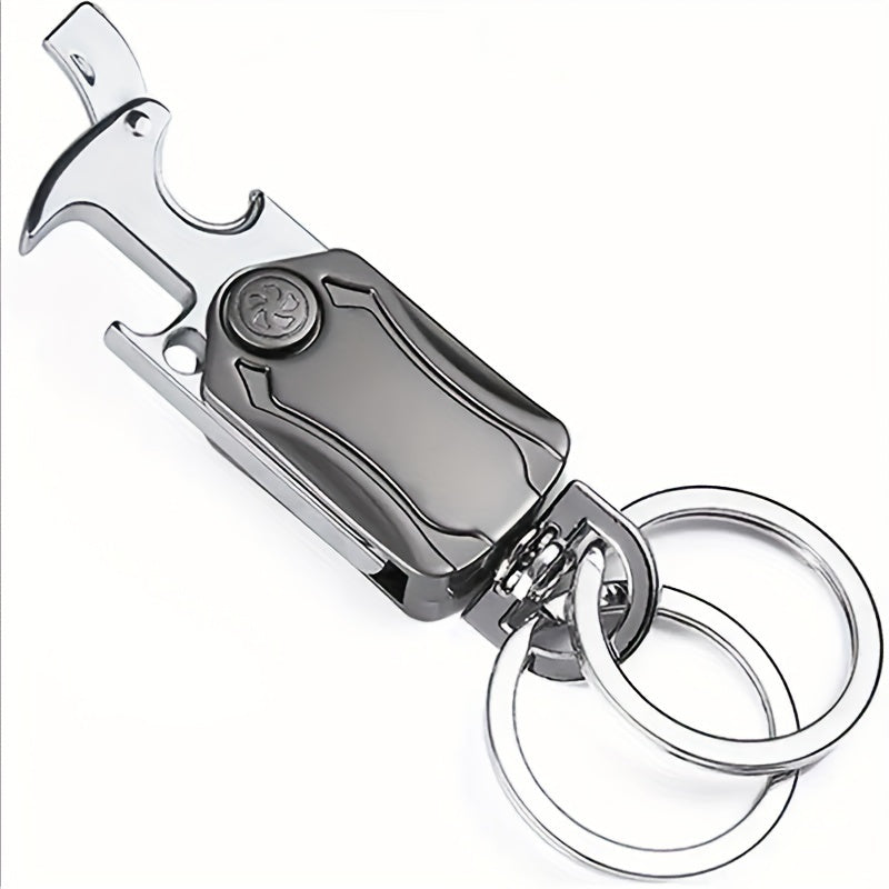 Multipurpose Keychain with Spinner, Bottle Opener, Key Holder, Knife, Phone Stand