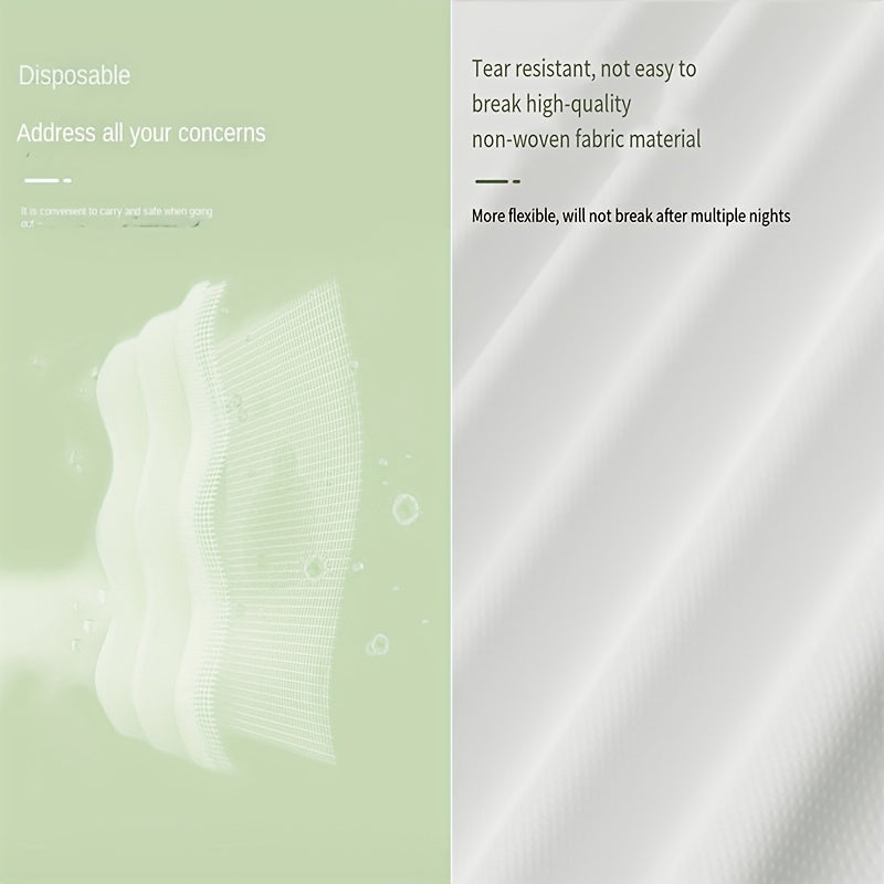 Disposable Bed Sheets Pack Reusable Thick Material for Hotels Travel and Allergy Protection