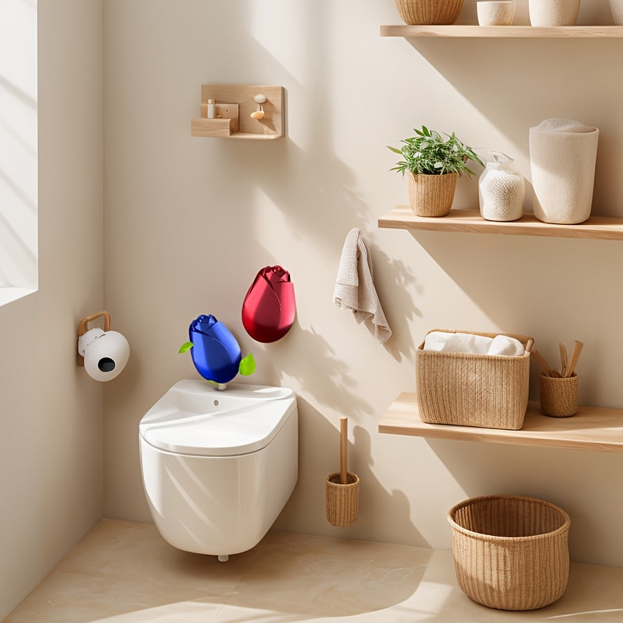 Автоматические пакеты для очистки унитаза с цветочным ароматом, устранитель запахов, удалитель пятен