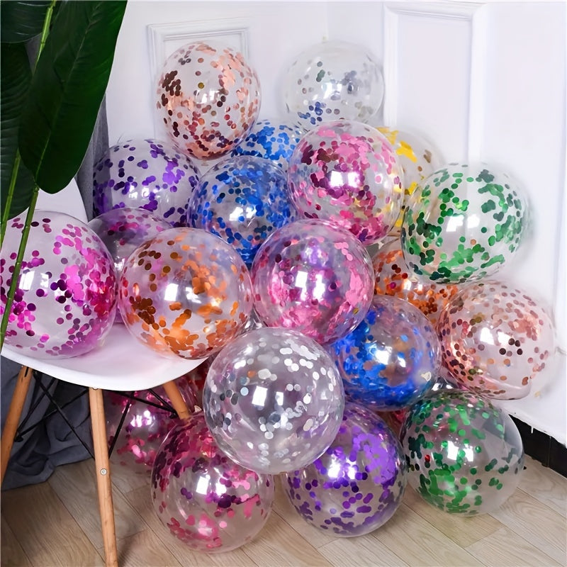 10 Colorful Glitter Party Balloons for Weddings and Celebrations