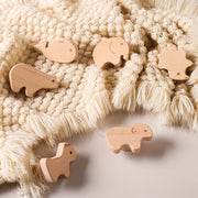 Wood Cartoon Drawer Pulls Knobs for Cabinets and Drawers Kids Room Decor