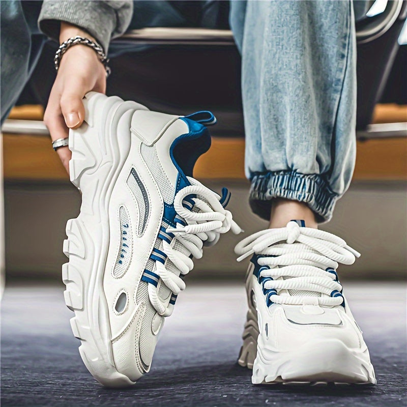 Men's Mesh Casual Sneakers for Outdoor Activities with EVA Sole