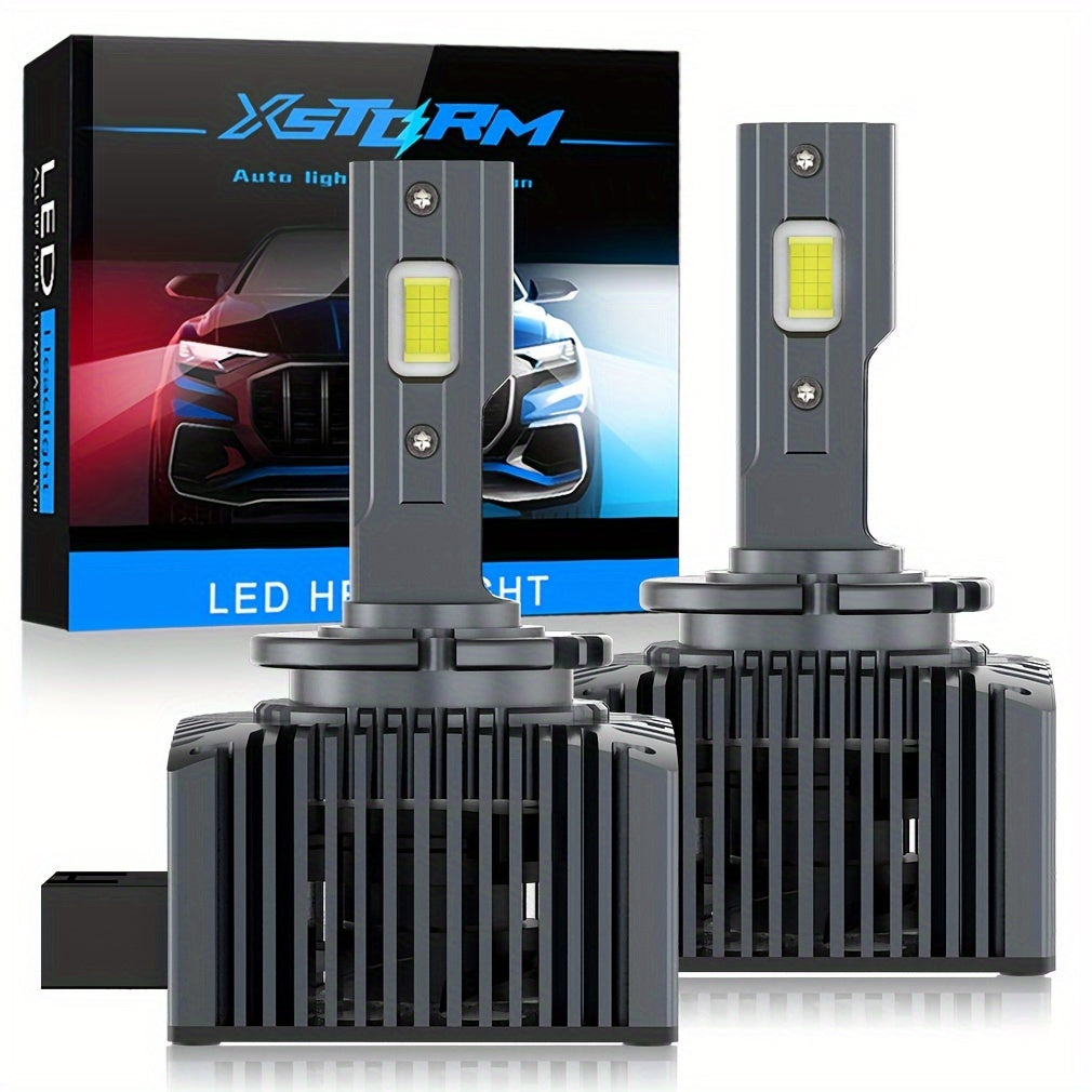 2 шт. автомобильные LED-лампочки для головного света D3S D1S D2S D4S 80000Лм 6500K для дальнего света