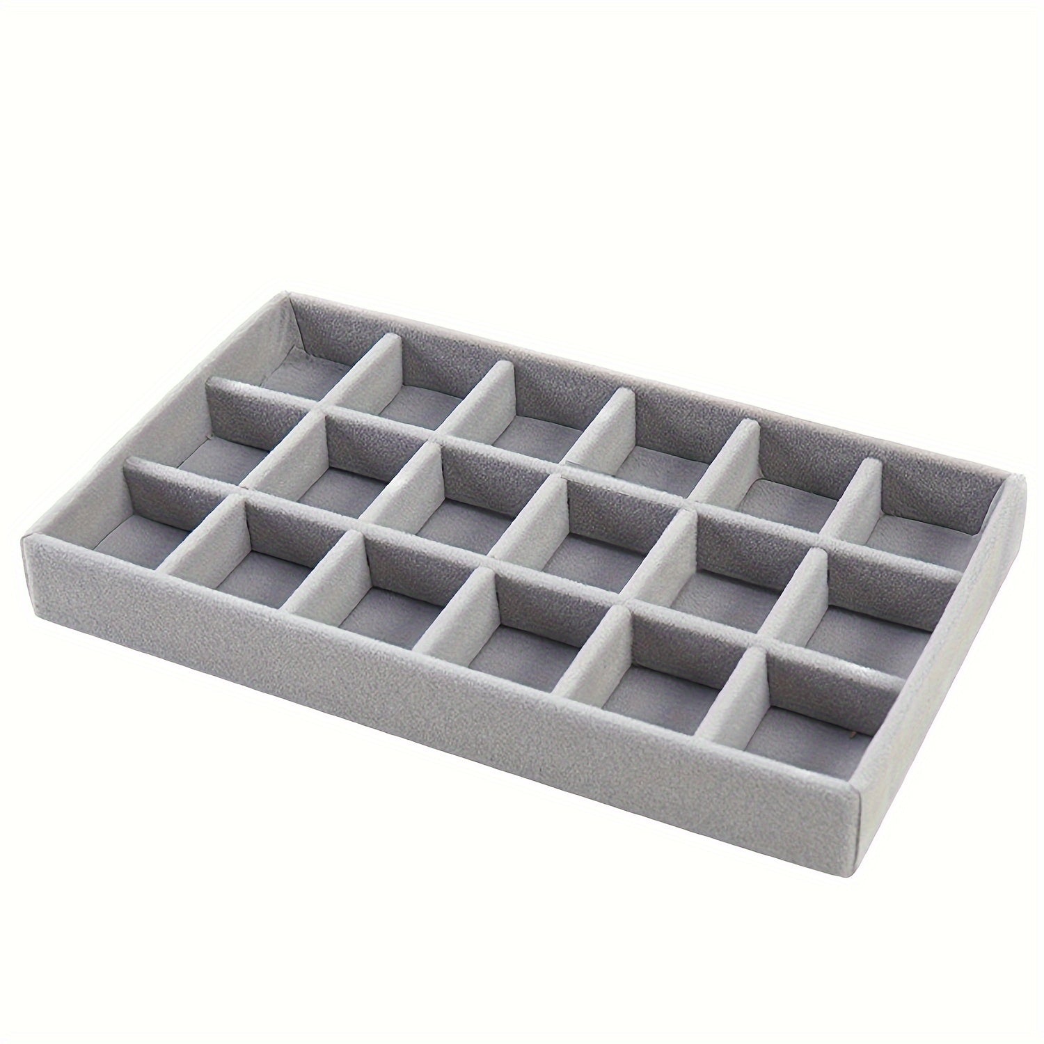 Набор из 6 подставок для украшений, штабелируемых органайзеров для ящиков для серег, колец, ожерелий, браслетов