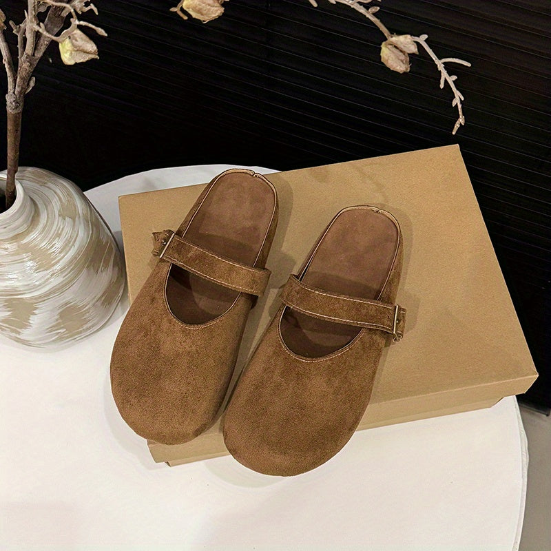 Women's Solid Color Classic Retro Slip-On Shoes Casual Summer Autumn