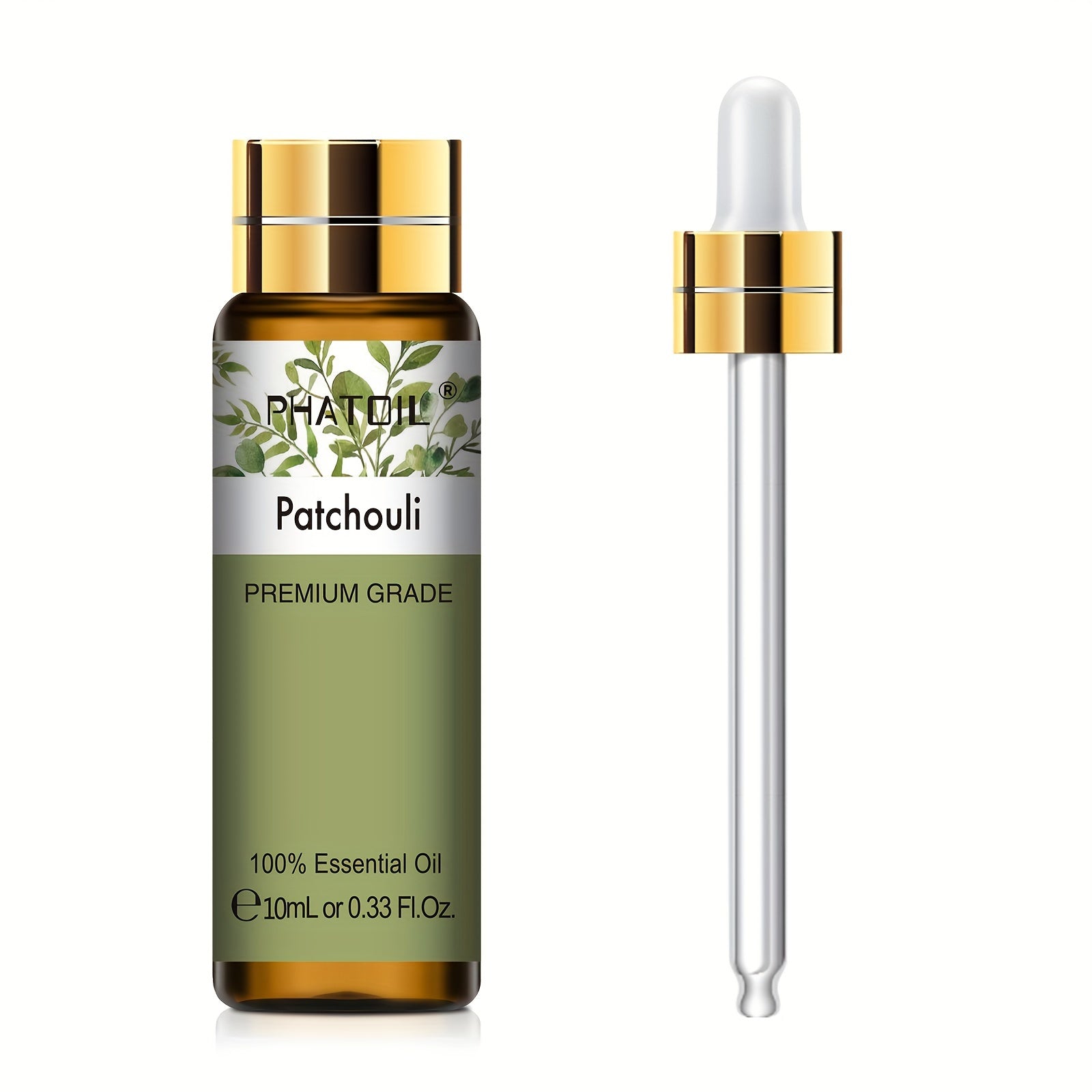 PHATOIL Efir moyi Yagona 10ml - Kayfiyatni ko'taruvchi aromaterapiya suvi, ko'p maqsadli foydalanish, yuqori sifatli, oqmas, UV nurlanishiga chidamli - 1 shisha