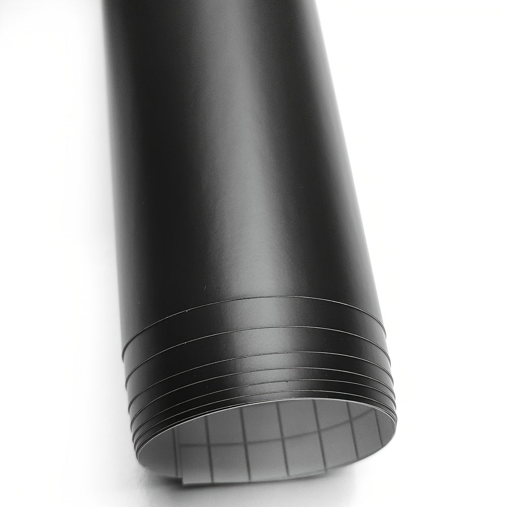 Hoja de vinilo para envoltura de coche en acabado mate negro 10/20/30/40/50cm×152cm Decoración de coche