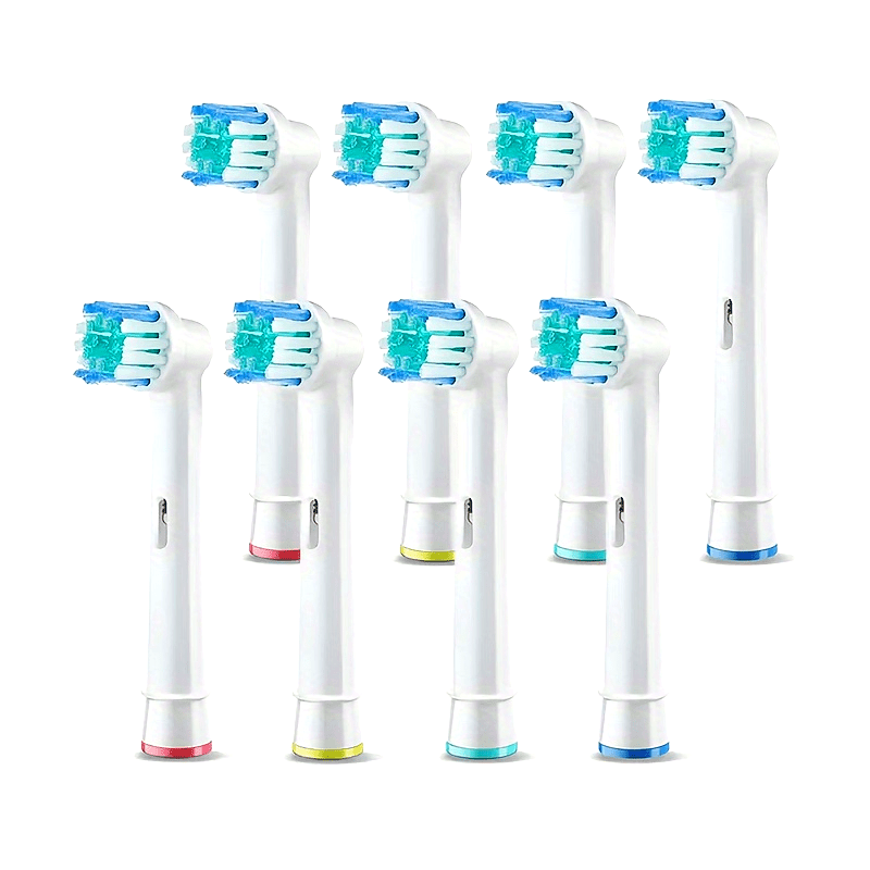 Unisex Replacement Toothbrush Heads 12/16 Pcs Durable Nylon Bristles