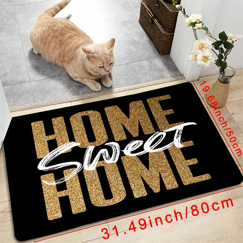 Home Sweet Home Doormat Non-Slip Machine Washable Entryway Rug