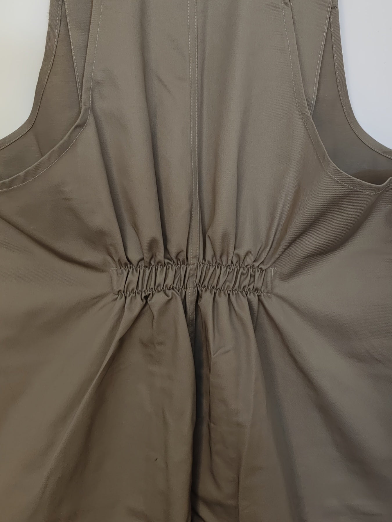 Men's Sleeveless Work Overalls Polyester Casual Multi Pocket All-Season