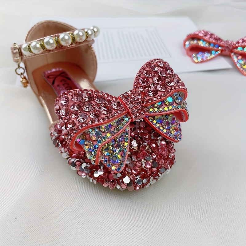 Women's Rhinestone Butterfly Bow Shoe Accessory Handmade Glass Crystal Decoration